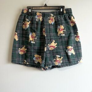 Vintage Winnie the Pooh Brand Rare Flannel Shorts